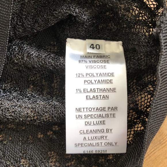 BALMAIN LACE LONG SLEEVE TOP - Picture 3 of 4